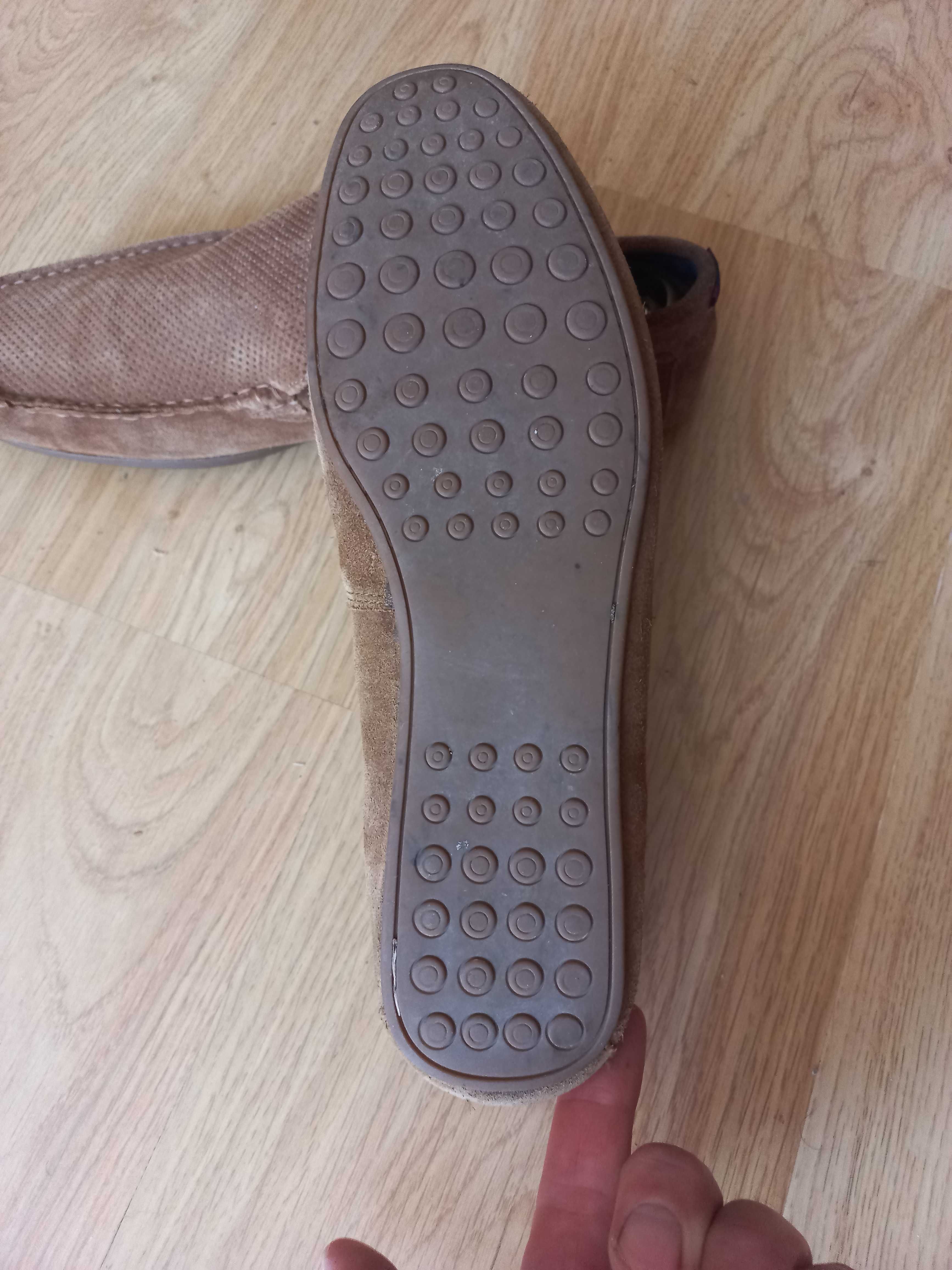 Мужские замшевые мокасины M & S  44 p.