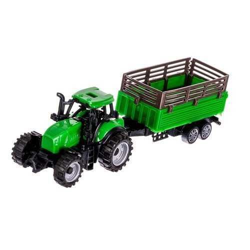Duża Farma Zagroda Zwierzątka Traktor X2 Przyczepa