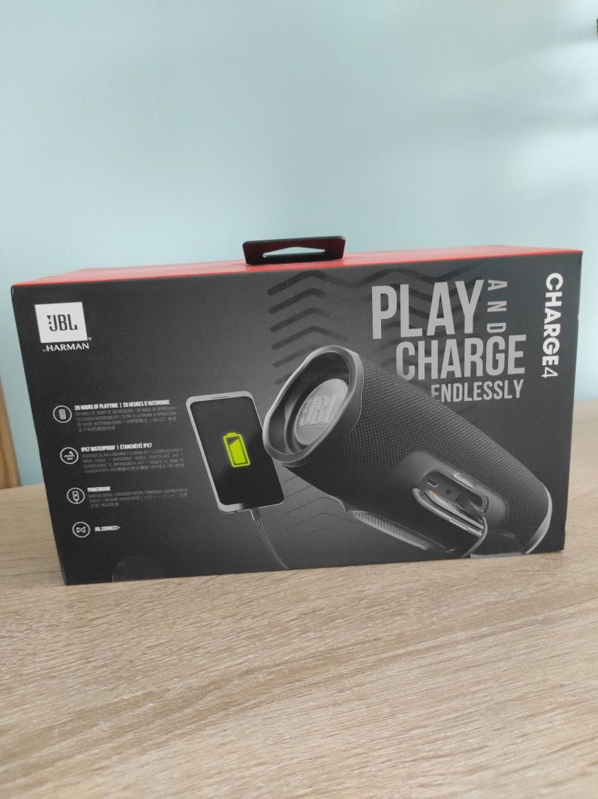 Głośnik mobilny JBL Charge 4 Czarny