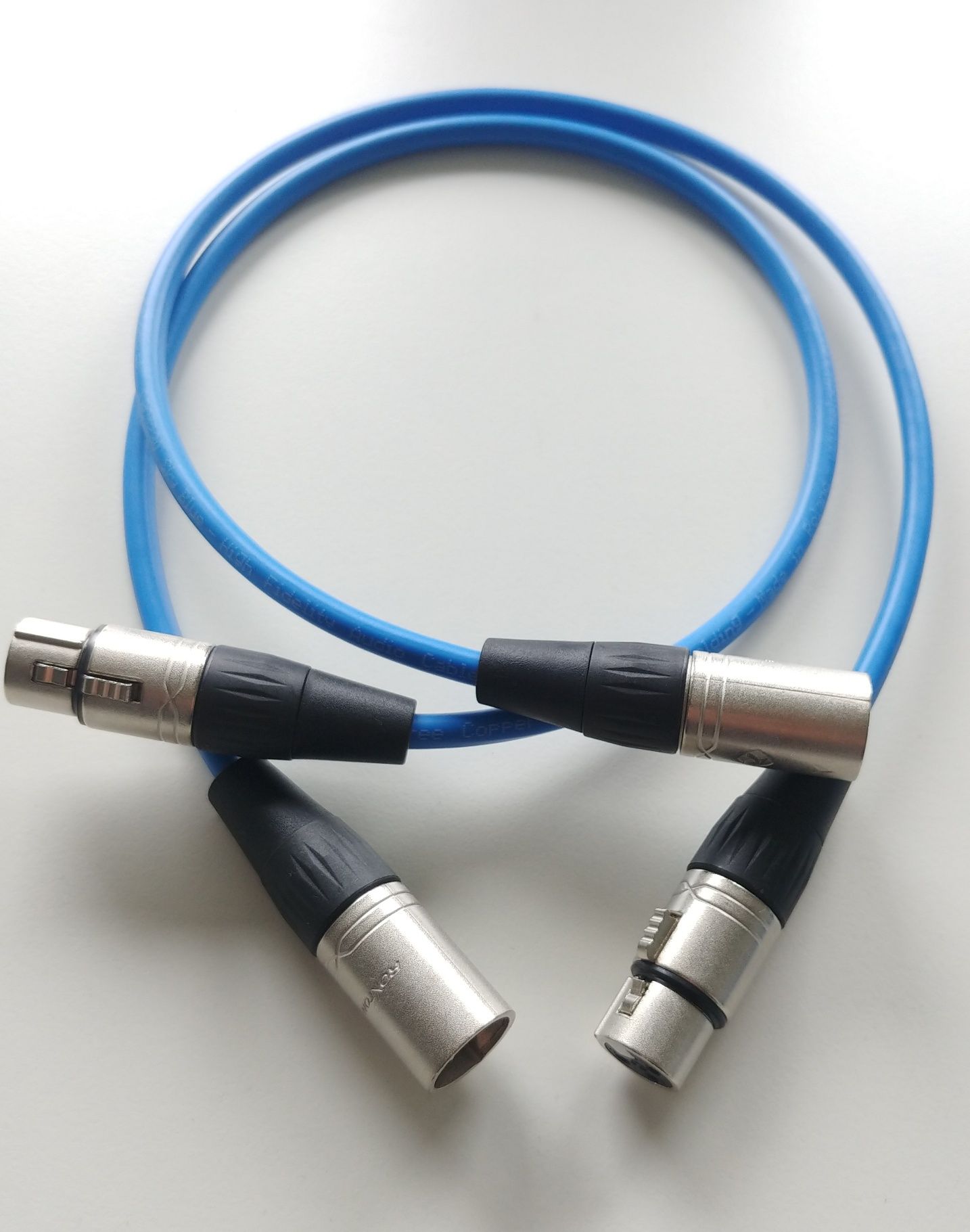 Melodika SBC1230 Sky Blue 2x XLR 0.5m Interkonekt