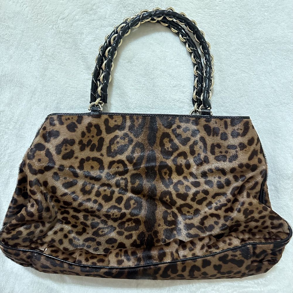 Сумка Fendi mia leopard print 2010 леопард