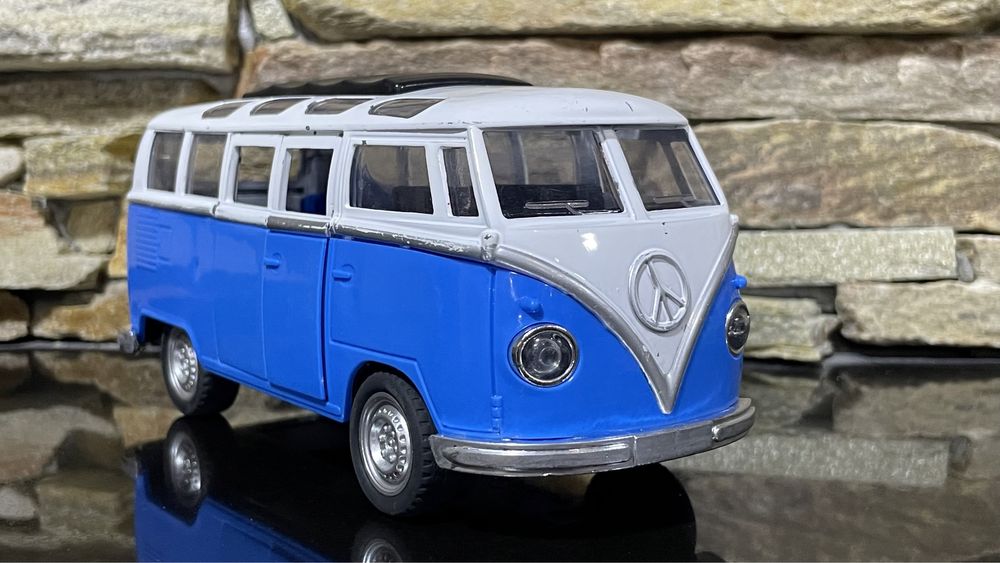 1/24 Масштабна модель Volkswagen T1 Bus 1:24 іграшка машинка дитяча
