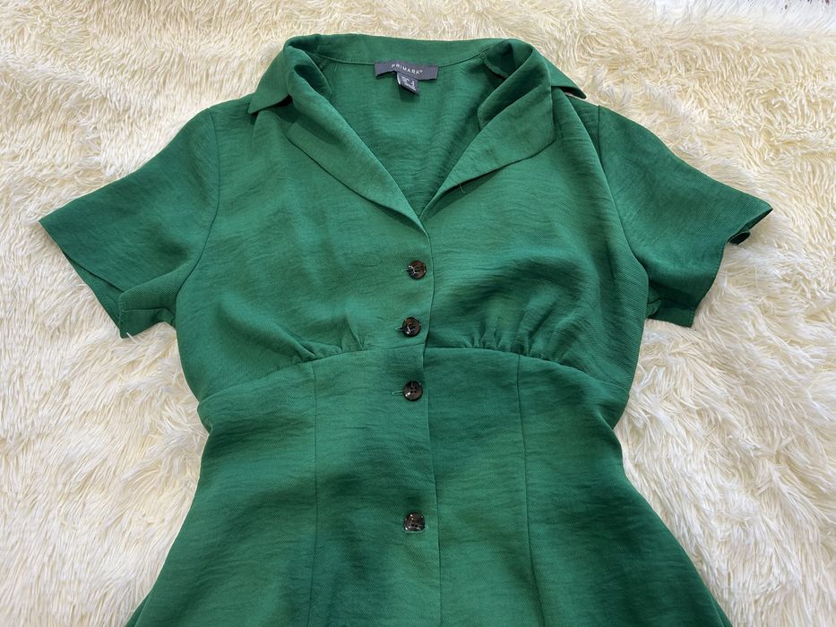 Сукня Primark літня, коротка, міні, зелена