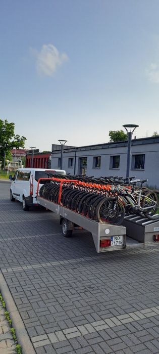 Przyczepa rowerowa Ablinger na 20 rowerów aluminiowa