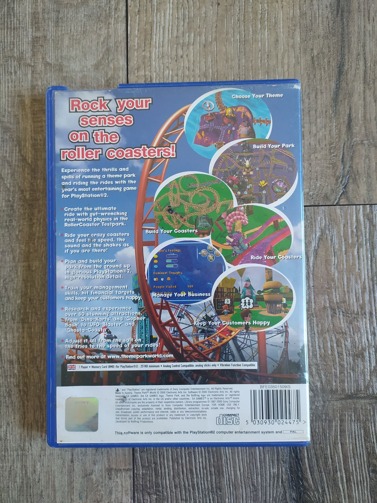 Gra PS2 Theme Park World Wysyłka