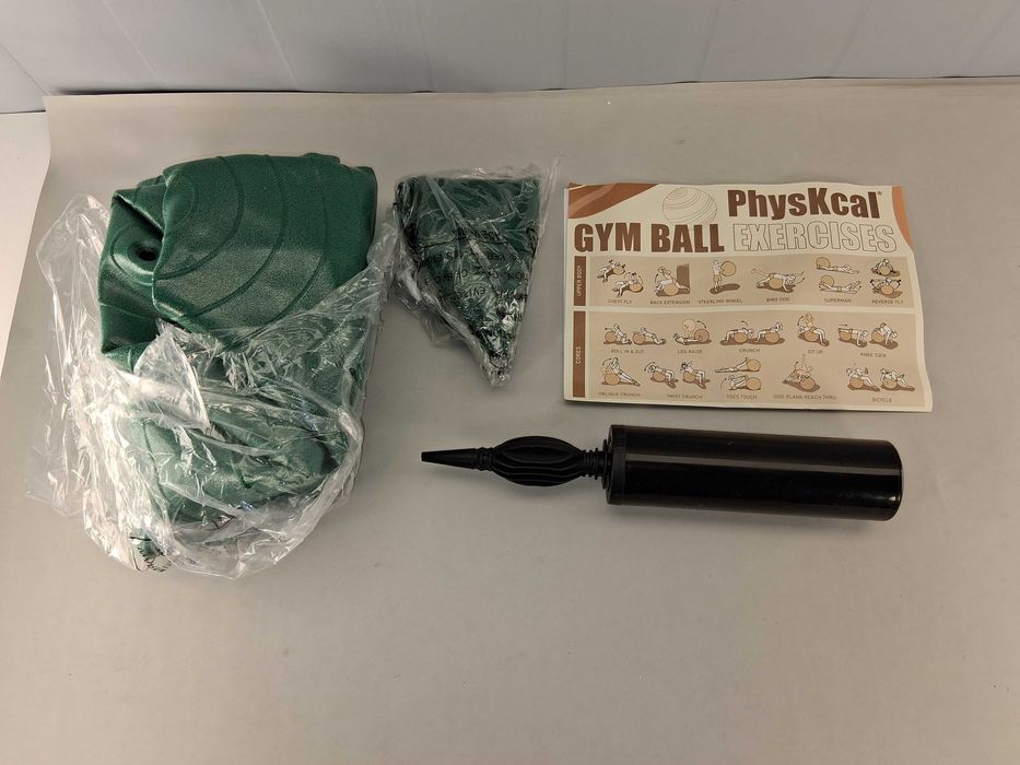 P039 Piłka Gimnastyczna Fitness Do Ćwiczeń Rehabilitacji 55CM Physkal