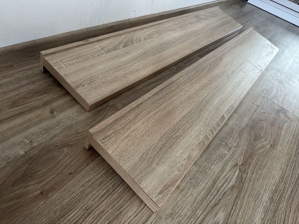 Полки ДСП дуб сонома 143*24,5 см. (2шт.)
