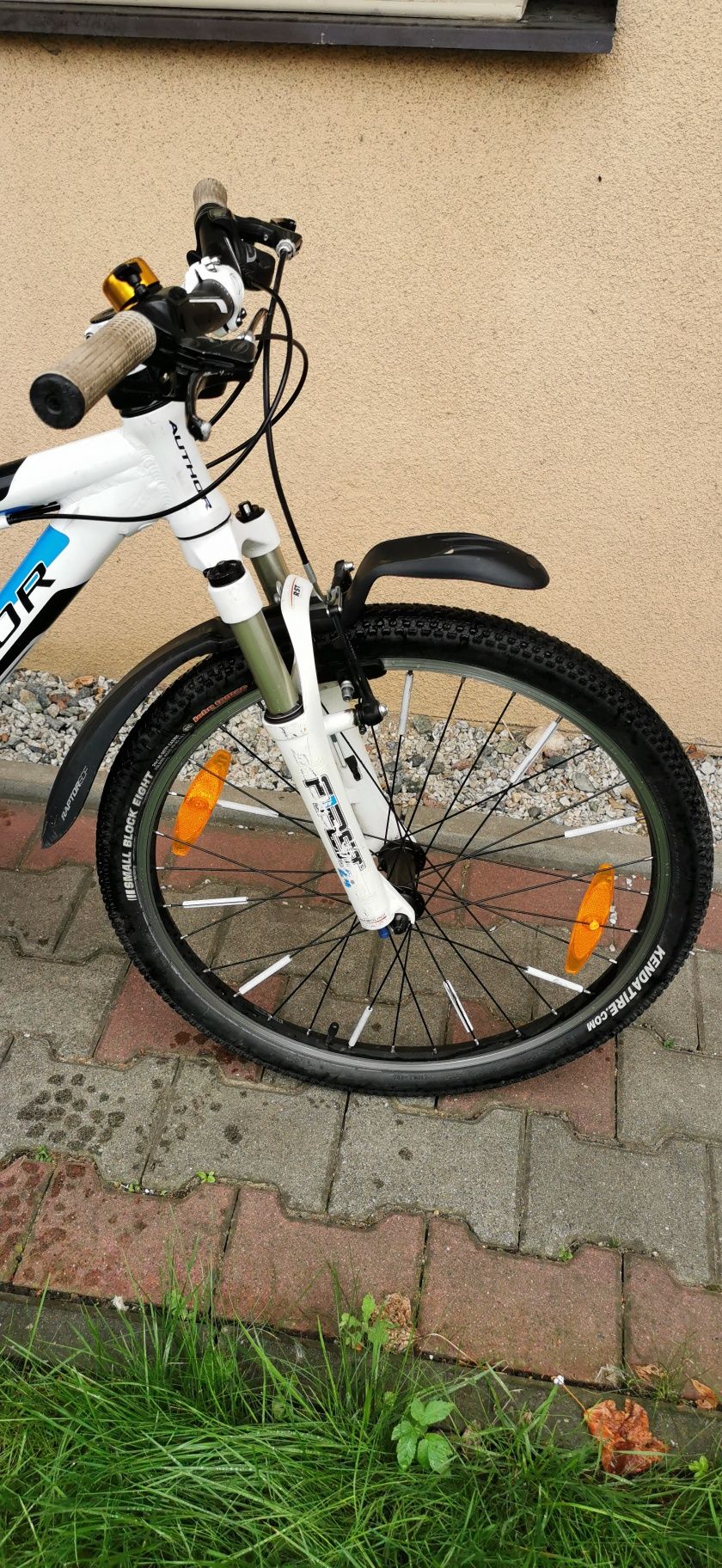 Rower dziecięcy author aluminiowa rama dwie przerzutki amortyzator 24"