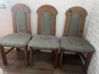 4 sztuki drewniane krzesla