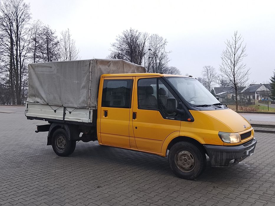 Ford Transit 2.4 TDDI RWD 2001r. Brygadówka Doka !