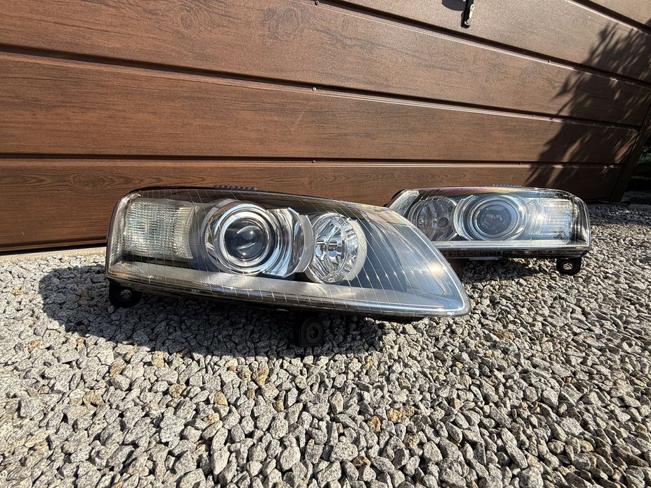 Reflektory lampy Audi A6 C6 bixenon po regeneracji