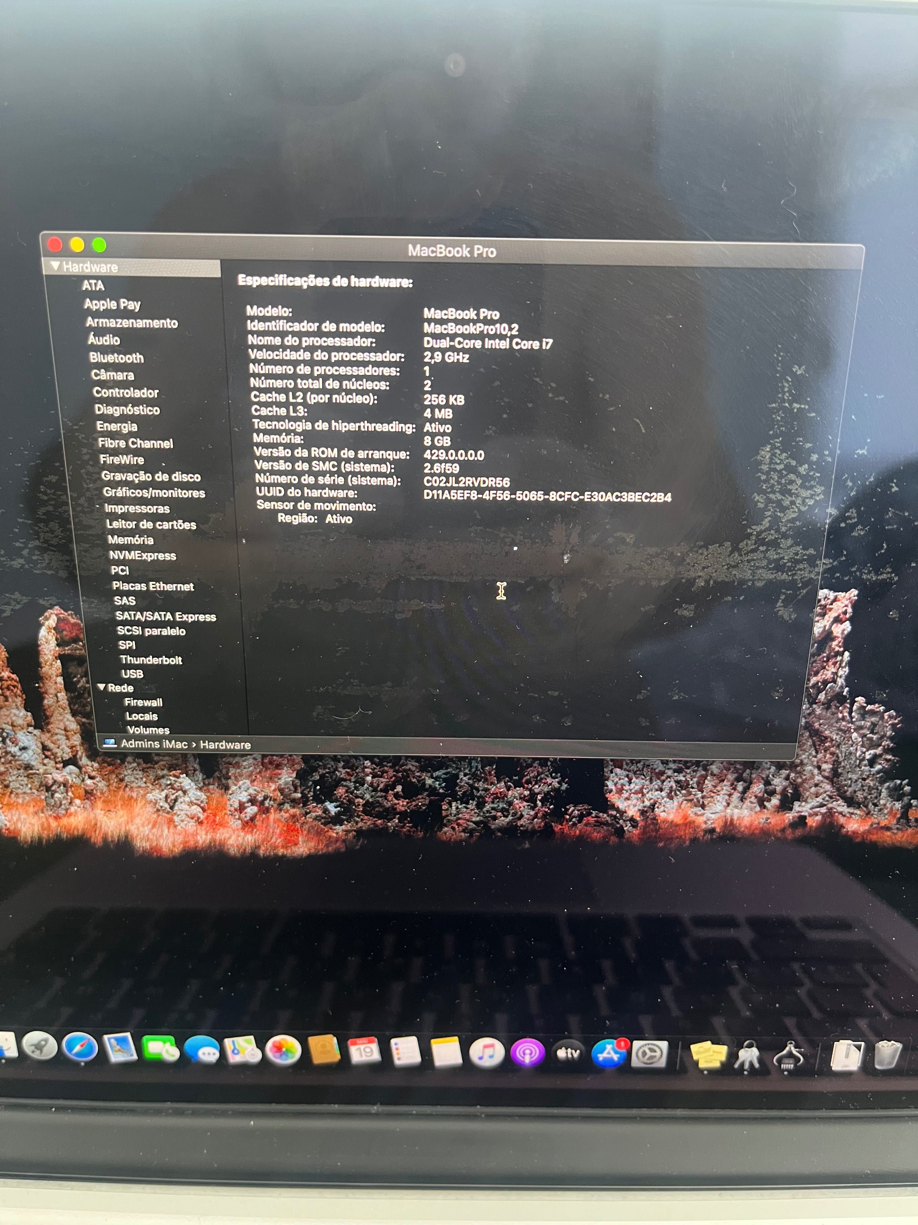 MacBook de Intel Core i7 de Núcleo Duplo 8GB de ram