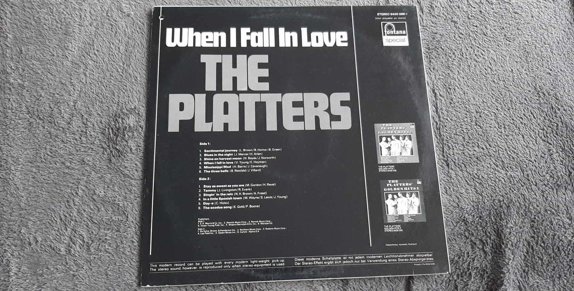 The Platters "When I Fall In Love" - płyta winylowa