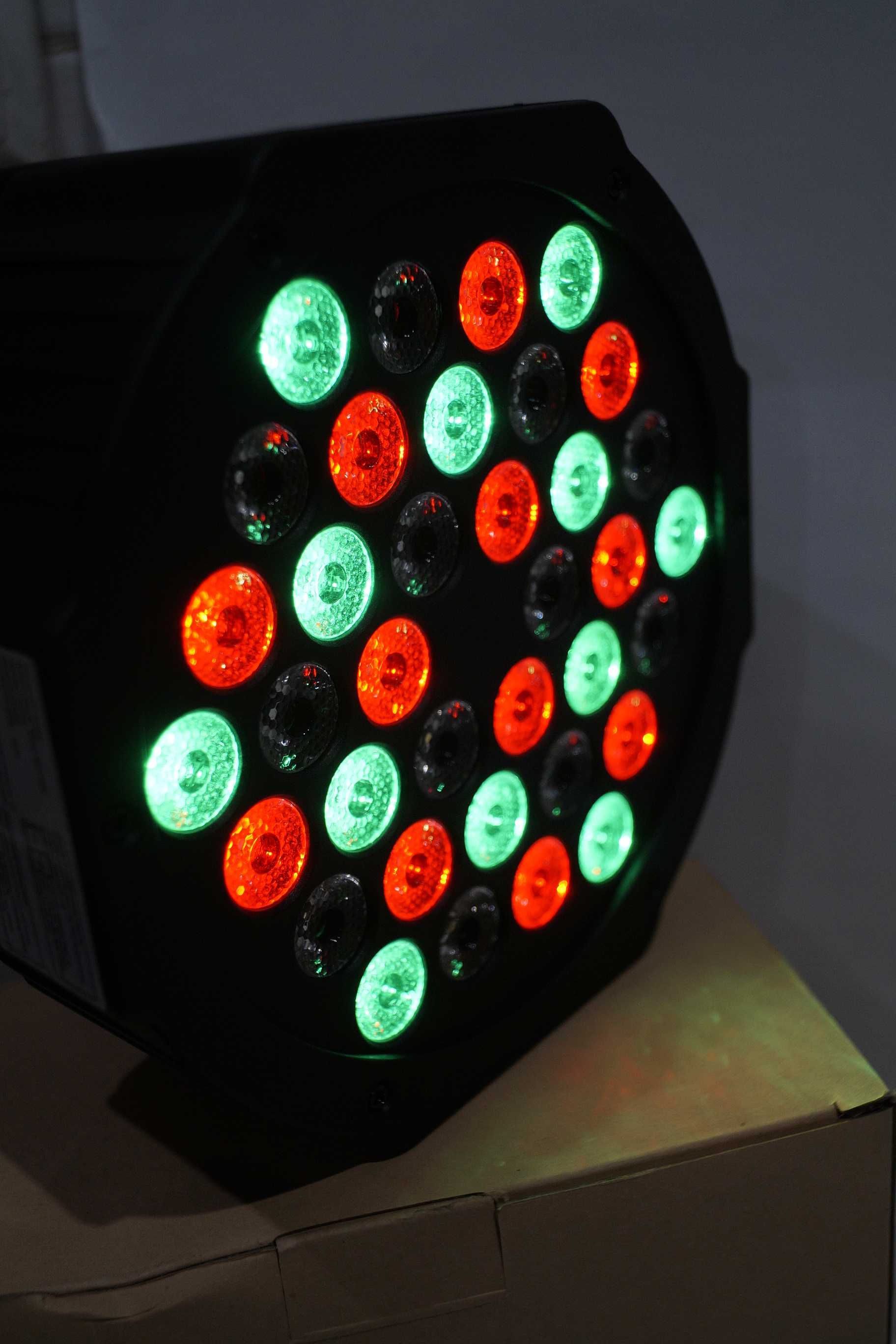 1408 Oświetlenie sceniczne 36 LED RGB reflektor ZQ01082