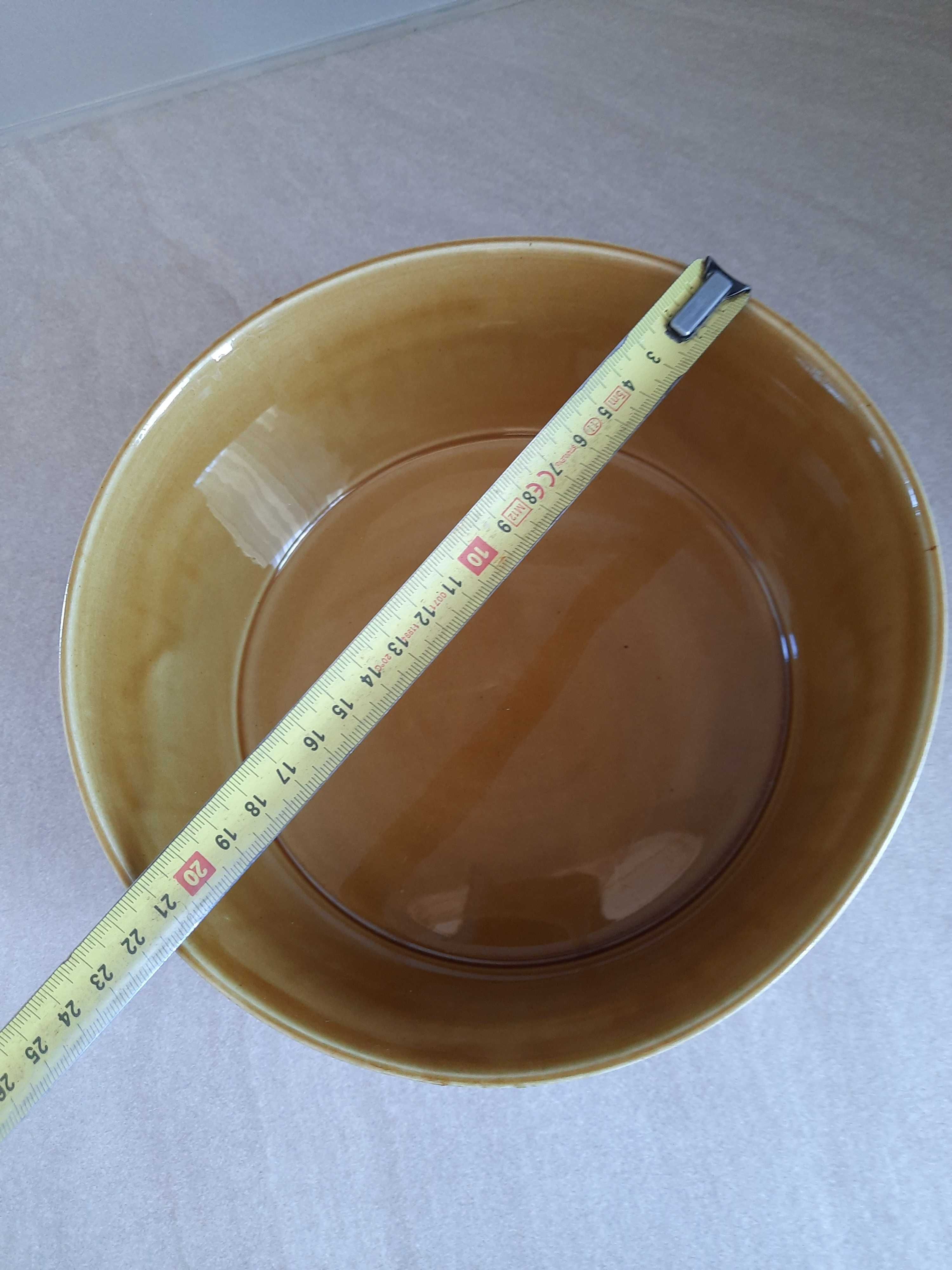 Miska ceramiczna prl duża sygnowana