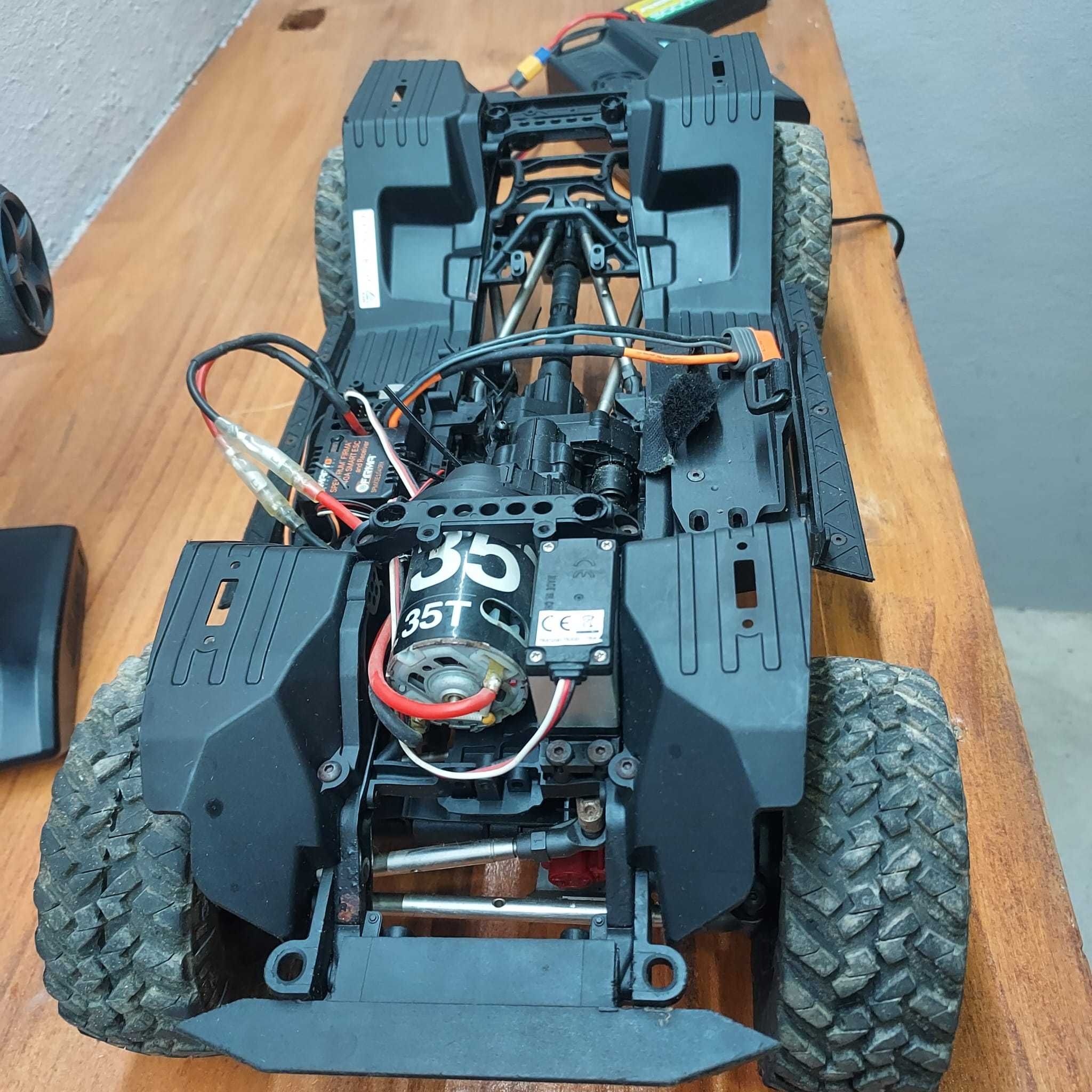 1/10 SCX10 III Jeep JLU Wrangler 4X4 RTR Brushed Rock Crawler,Gray