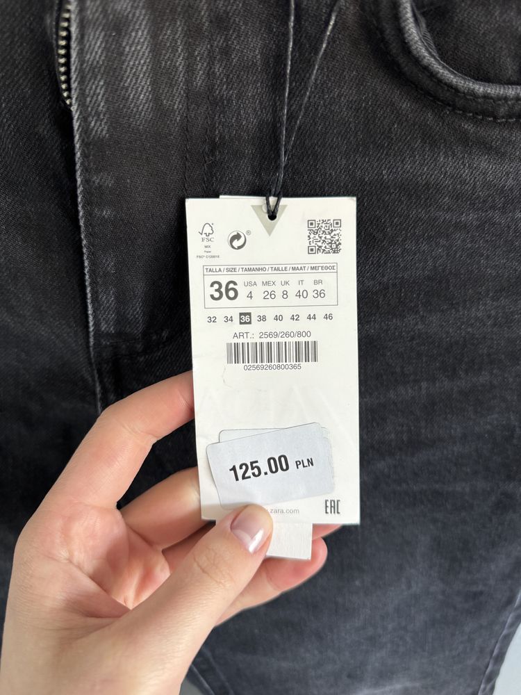Нові джинси Zara 36 розмір