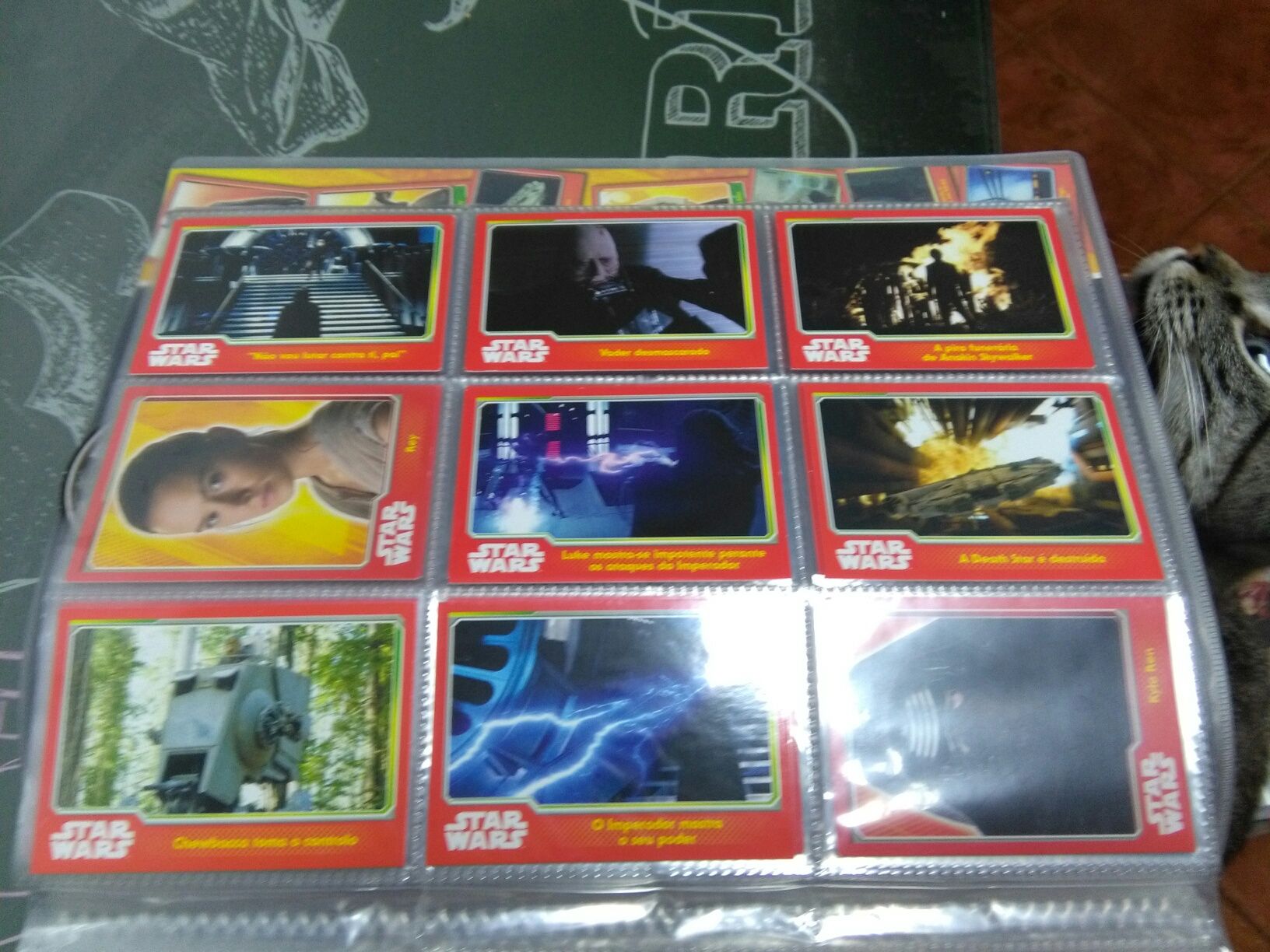 Cartas de Caderneta Star Wars Force Attax