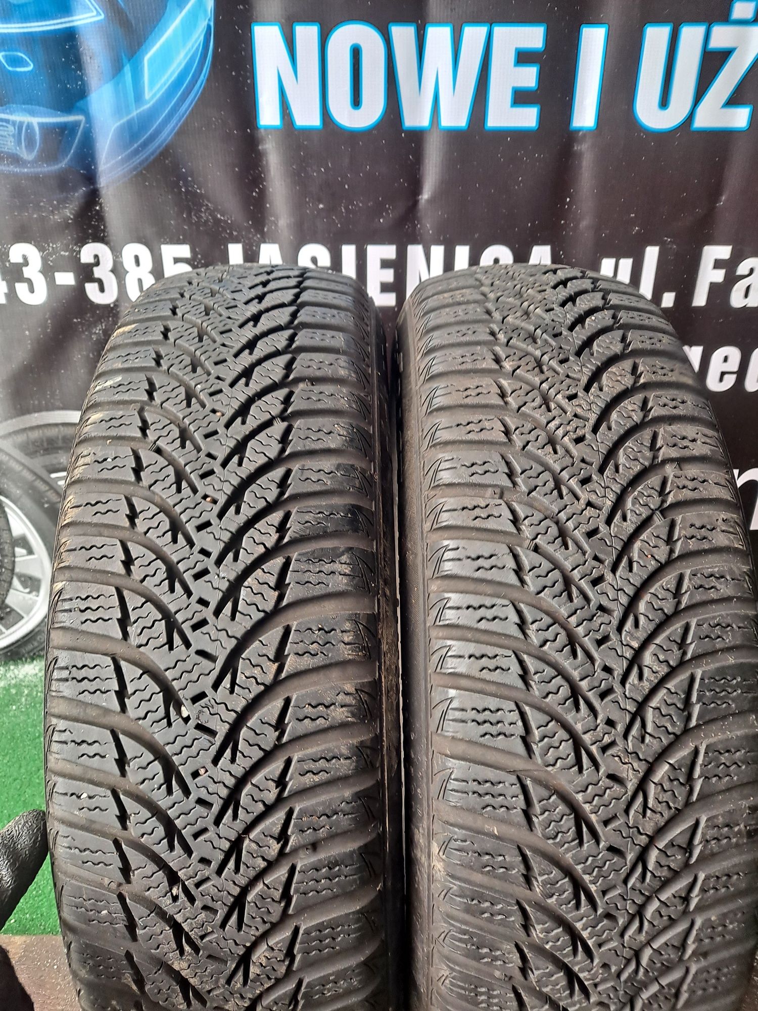 175/65/15 Opony zimowe Kumho ładna Para 8mm!!