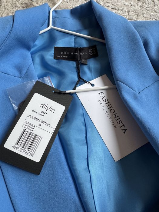 Новий блакитний піджак від fashionista/ 36