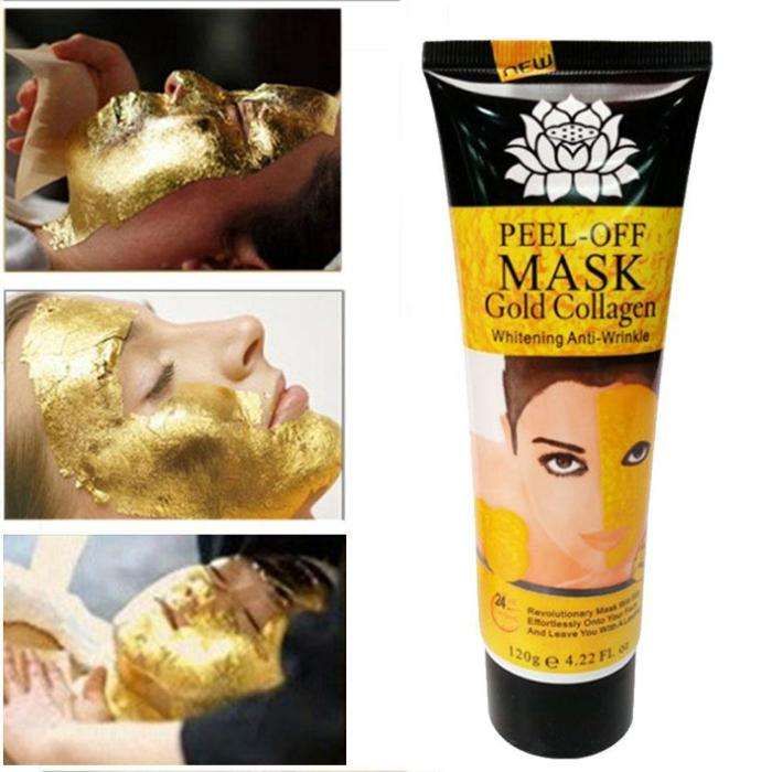 Máscara Gold Collagen Facial. Bisnaga 120g. Envio Grátis. Cacem