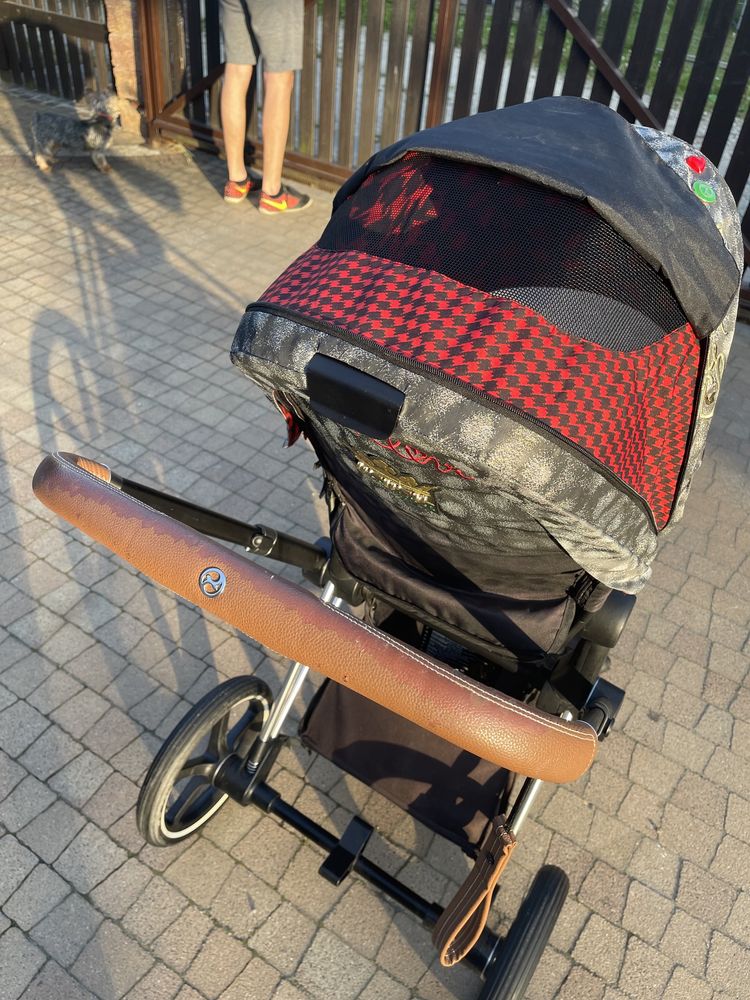 Cybex priam 2.0 rebellious czarny wózek spacerówka