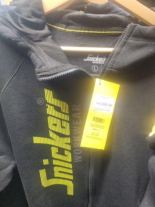 Bluza robocza Snickers 2846 r.L zozpinana z kapturem