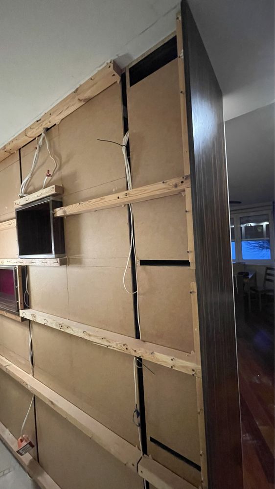 Szafa garderoba meble meblościanka regał półka led witryna ni pax ikea