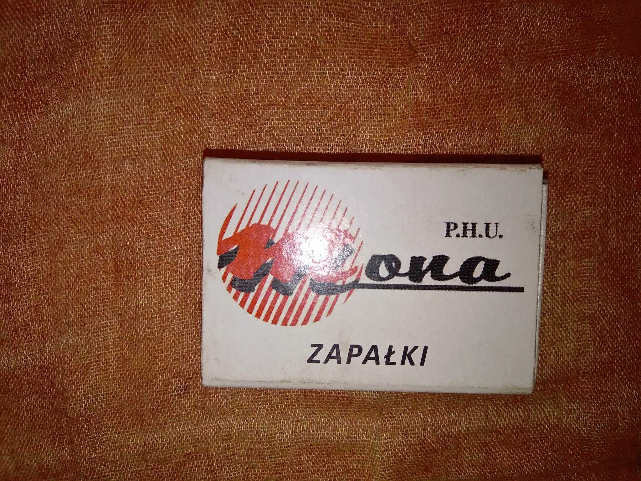 Pudełko po zapałkach puste zapałki P.H.U. Mona - 1 sztuka