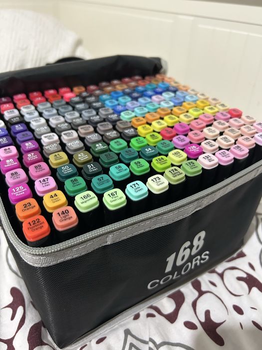 Mala Canetas toutch 168 cores