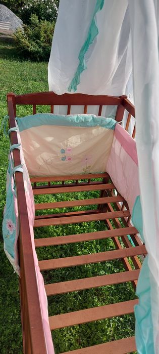 Дитяче ліжечко маятник ,дерев'яне