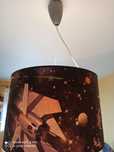 Lampa wisząca żyrandol oświetlenie kosmos