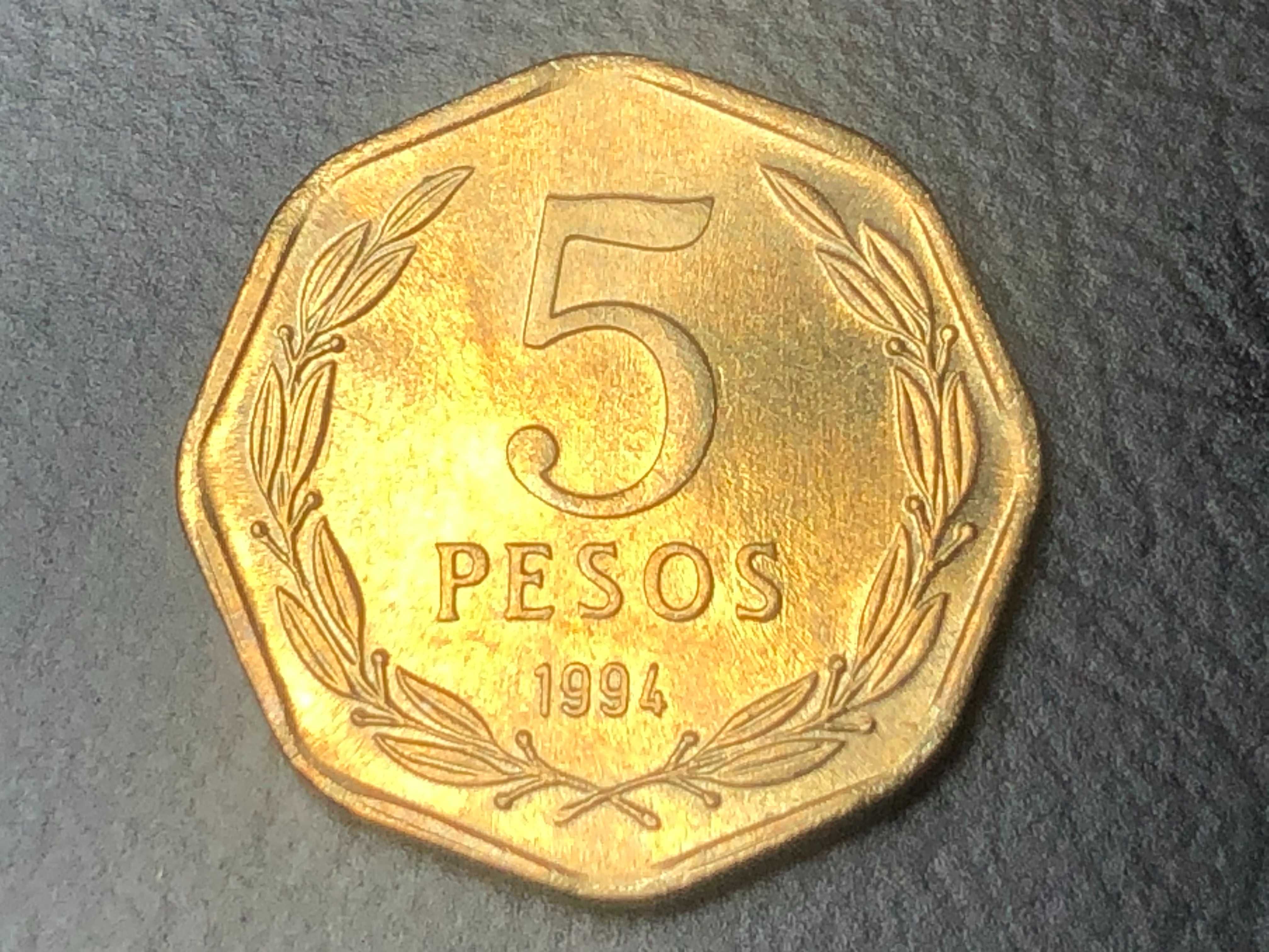 RESERVADO Lote Países Sul Americanos - Moeda Peso - Chile - 4 Moedas
