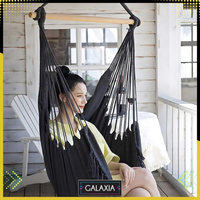 FOTEL WISZĄCY Krzesło Brazylijskie Huśtawka Hamak Ogrodowy Balkon BOHO
