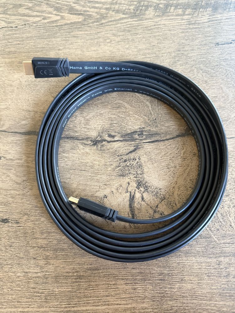 Highspeed HDMI with Ethernet HAMA 3m kabel premium