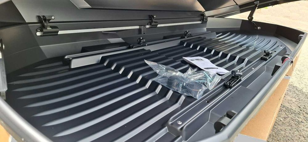 Box bagażnik dachowy Taurus Adventure 630 Nowy nieużywany Czarny Mat