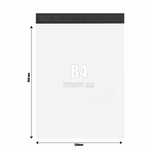 MEGA TANIO! Foliopaki kurierskie BIAŁE B4 260x350mm 50szt.