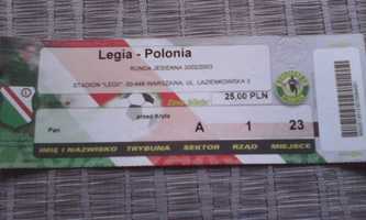 Legia -Polonia runda jesienna 2002/2003
