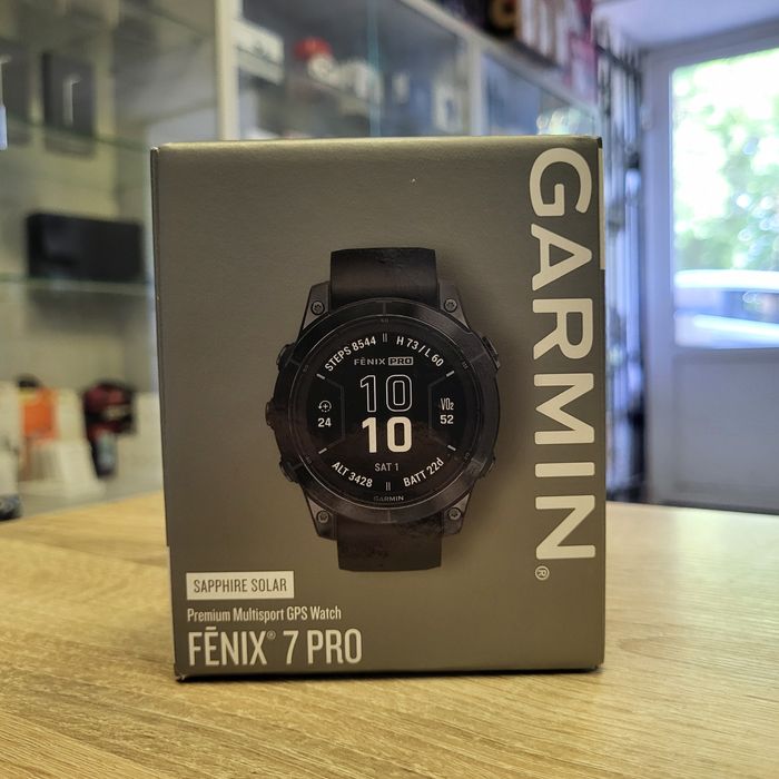 Garmin Fenix 7 Pro Sapphire Solar 010-02777-10 Новий! Магазин!