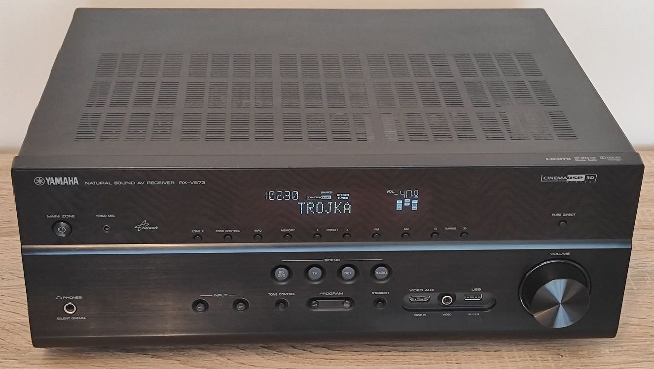 Amplituner 7.2 Yamaha RX-V673 NetRadio AirPlay HDMI ARC