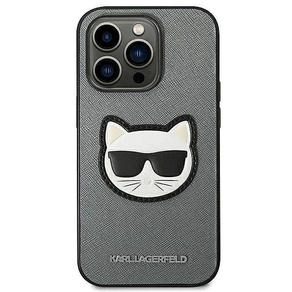 Etui Karl Lagerfeld Saffiano Choupette Head Patch na iPhone 14 Pro Max