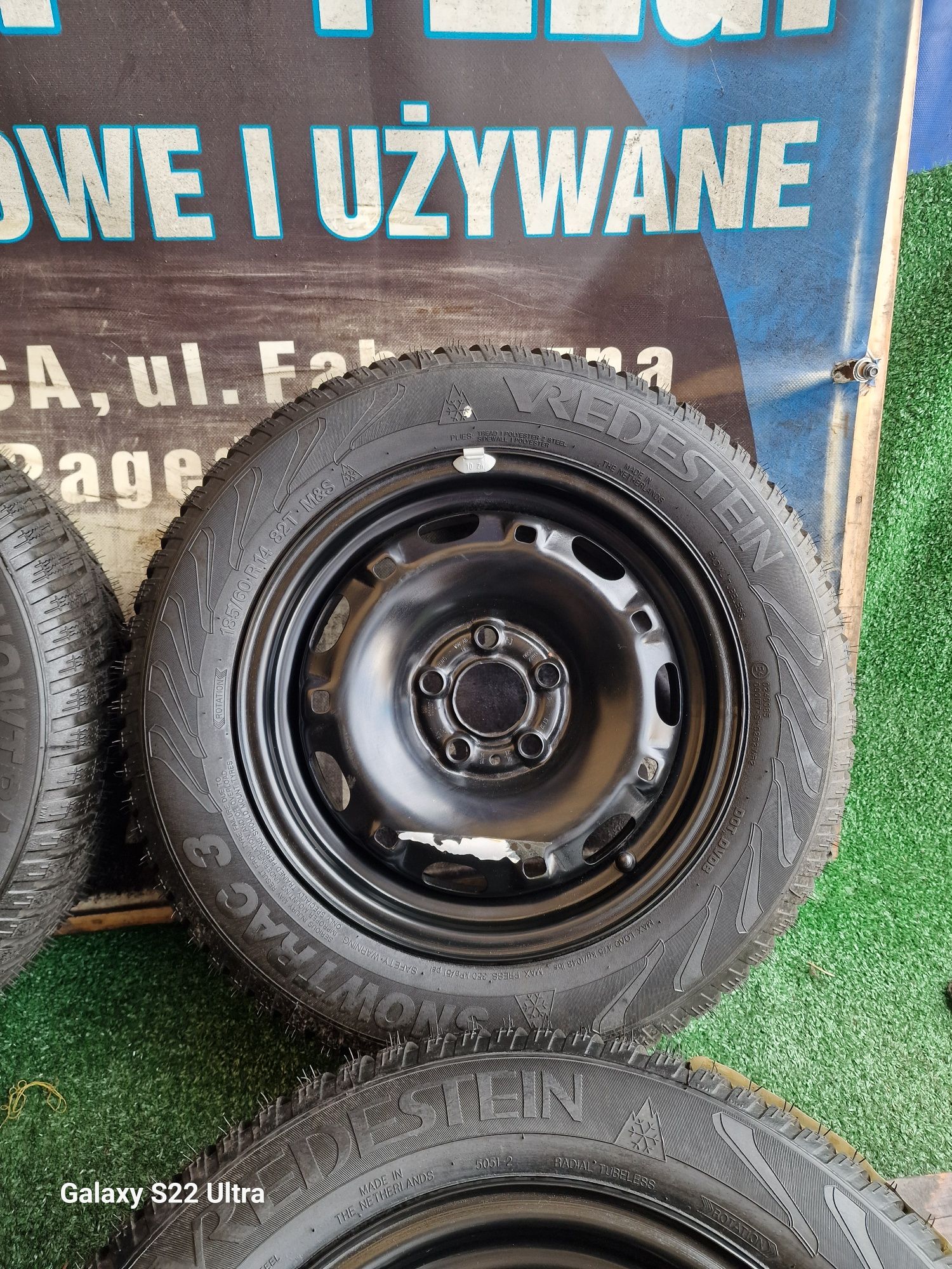 Koła zimowe 14 5×100 Vw Polo UP Golf 4 Skoda Fabia Romster Seat Ibiza