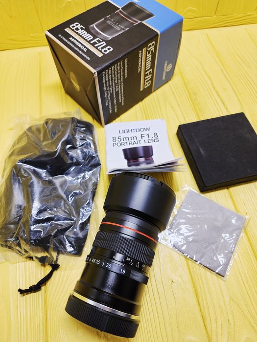 Портретный объектив Lightdow  85 мм F1.8 для Canon R