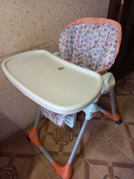 Chicco polly стульчик столик для кормления для годування