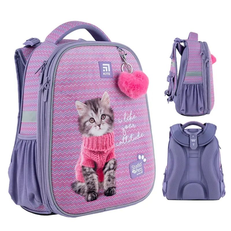 Рюкзак портфель для школи Kite studio pets cat з котом колекція 2024