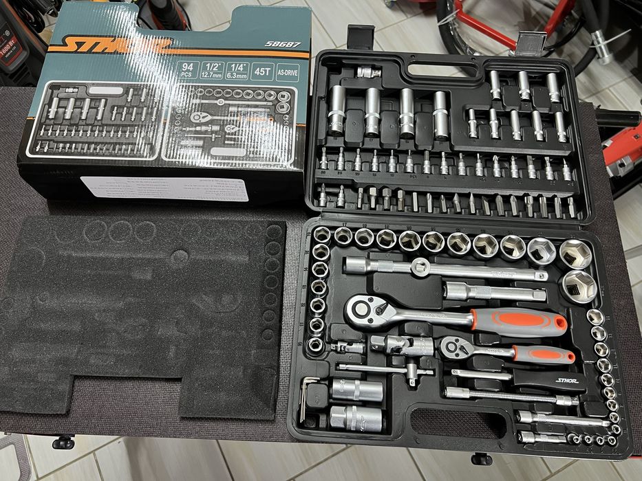 Набор инструментов 94 ед. STHOR Польша Технология AS-DRIVE