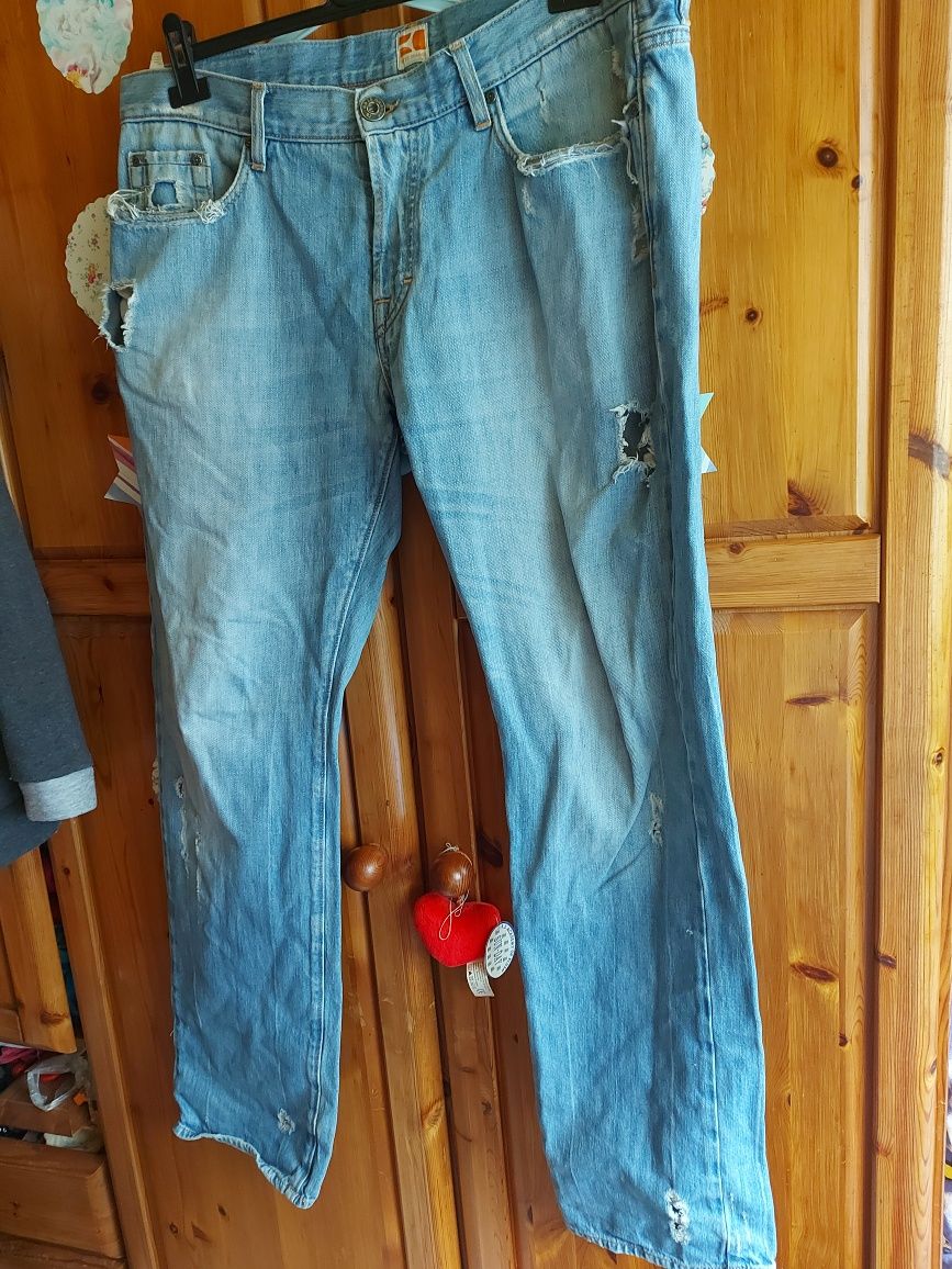 Spodnie jeans męskie rozmiar M 38/34 firma BOSS Orange