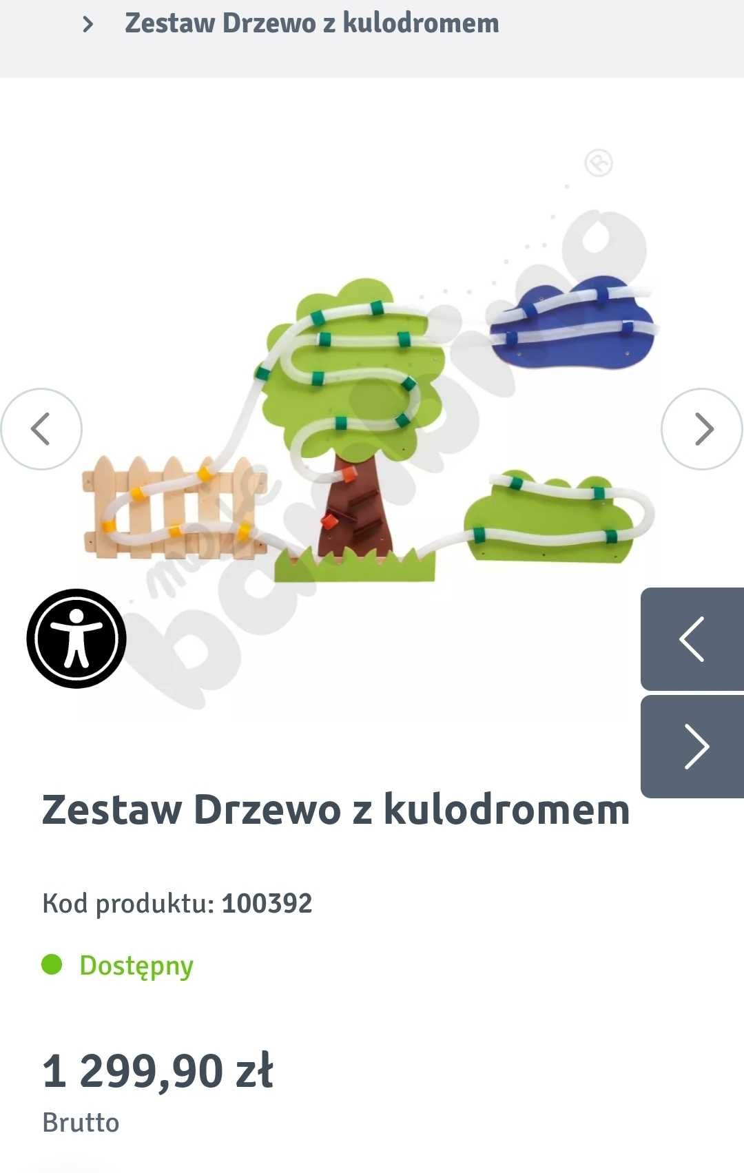 Zestaw drzewa z kulodromem Moje Bambino