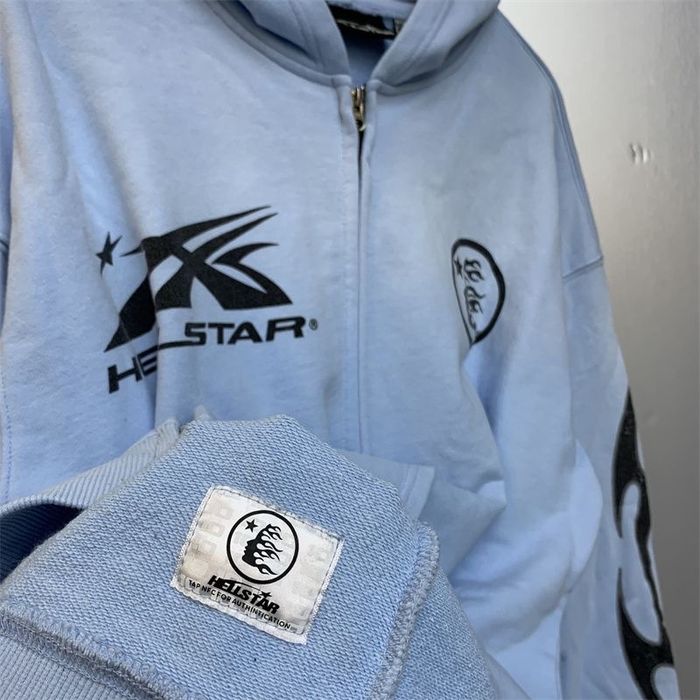 Hellstar zip hoodie x Complex Sports Flame / зіп худі Хелстар зіпка
