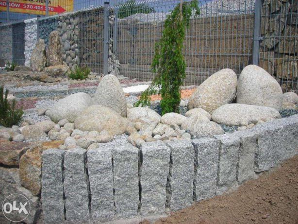 Palisada 40cm granitowa słupek granitowy kostka brukowa granitowa grys